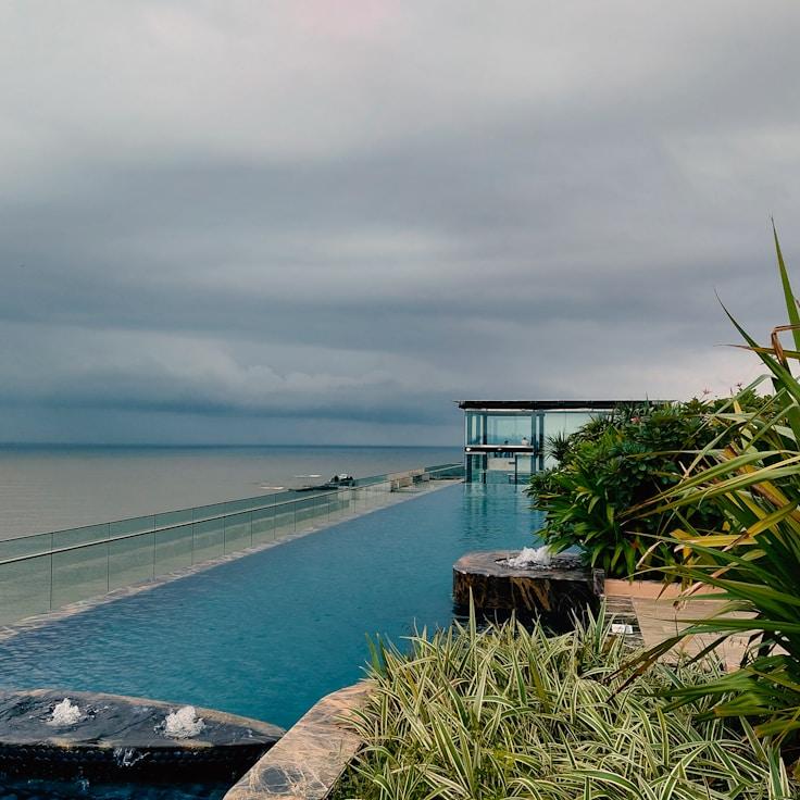 Entertainment zone at night in France